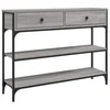 Konzolni stol boja hrasta sonome 100x25x75 cm konstruirano drvo