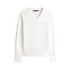 TOMMY HILFIGER Pulover pastelno rumena
