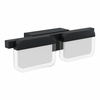 EGLO LED zidna lampa ERVIDEL 9 W 32 cm crna 2 svetla 3000K 98877