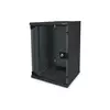 254 mm (10) 9U wall mounting cabinet 464x312x300 mm, color black (RAL 9005)