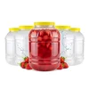 shumee 5x Posoda JAR 5l Plastični VEČNAMENSKI kozarci za likerje in hrano
