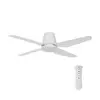 Lucci air 213001 - LED plafonski ventilator AIRFUSION ARIA LED/18W/230V bela + daljinski upravljač