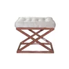 Atelier del Sofa Tabure 50x42x40cm, Bakar-Belo