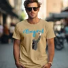 Camiseta Majica sa štampanim printom Cam 207, Muška, Pesak
