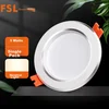 Fsl LED ugradna lampa, 5W, 4000K, Srebrna