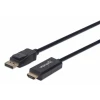 Kabel MANHATTAN, DisplayPort (M) na HDMI (M), 4K@60Hz, 1.0m