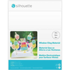 Silhouette Printable Window Cling Material, White