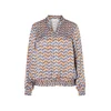 MORE & MORE Bluza modra / svetlo modra / oranžna