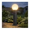 Kanlux 46086-Spoljna lampa sa senzorom STONO 1xE27/15W/230V 80 cm IP65 antracit
