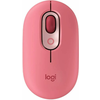 Miška LOGITECH POP, brezžična, optična, 1000dpi, USB, bluetooth, roza