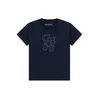 Guess Majica N6RI17 grK8HM4 Mornarsko modra Regular Fit