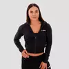 GymBeam Ženski duks TRN Zip-Up Black