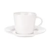 Orion Porcelanska skodelica - s podstavkom, bela, 180 ml