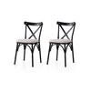 Hanah Home Set trpezarijskih stolica Ekol 285 V2, 2 komada, Krem