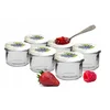 shumee Kozarec za marmelado z barvnim pokrovom, 6 kos, 235 ml