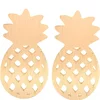 Naušnice Ananas - Zlatna KP2979