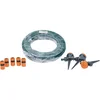 Fleksibilna vrtna cev zelene barve s kompletom konic 1-15m 1/2 YM8108S