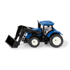 SIKU Blister - Traktor New Holland s čelnim nakladalnikom