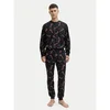 JACK & JONES Obleka za doma JACTRISTAN travnato zelena/rdeča/črna/bela