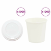papirnate šalice za kavu s poklopcem 1000 kom 4 oz 100 ml