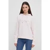 Pulover Pepe Jeans Lana ženski, roza barva, s kapuco