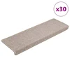 Prostirke za stepenice 30 kom 65x21x4 cm taupe pravokutni rub