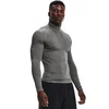 Under Armour HG Armour Comp Mock LS Majica 786672 Siva