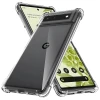 Silikonska futrola s ojačanim rubovima za Google Pixel 6 Pro - Prozirna KP30055