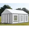 Paviljon profesionalni 6x3m bela/siva s stranicami PVC 700g/m2