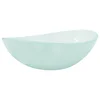MAISON CHIC Umivalnik - Kopalna umivalnik - Lavabo kaljeno steklo 54,5x35x15,5 cm mat, (21684531)