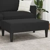 shumee vidaXL Tabure za noge črne barve 77x55x31 cm žamet