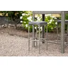 Venture Design Barski stol 38x76x38 cm siva