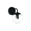 Open Design OR81404 - Zidna lampa BAO 1xE27/8W/230V crna/prozirna