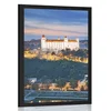 Plakat pogled na Bratislavski grad - 60x90 silver