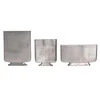 Livetastic Set Dekorativnih Vaz Silver, 3 Kos