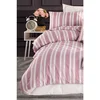 Soft Line - Claret Red Claret Red Single Quilt Cover Set