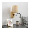 Brilagi - LED zidna lampa NUBILA WOOD 1xE27/25W/230V +LED/3W hrast/svetlo braon
