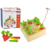 slomart Lesena igra spretnosti: Marke, črvi, magnet in palica, LEAN TOYS