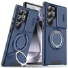Maska za telefon Samsung S938B Galaxy S25 Ultra CAMSHIELD RING STAND, Plava