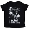 2Pac All Eyez B&W Black XL Majica