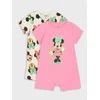 Sinsay - Komplet od 2 kombinezona Minnie Mouse - begonija