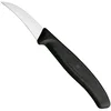 Victorinox Ukrivljeni nož za zelenjavo, dolžina 60/162 mm - črn