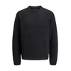 Jack & Jones Junior Pulover JJEDOVER pegasto črna