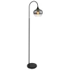 Podna lampa Maxy E27 maks. 40W 150cm sa prekidačem crna Globo