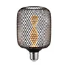 Paulmann LED Metallic Glow Zyl Helix E27 črna - Kovina
