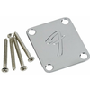 Fender Neck plate - F chrome metalna pločica