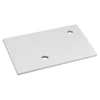 MINOR umivalnik 40x22,5 cm, mešalnik na desni strani, liti marmor, bela - Bela - 40x1,2x22,5 cm - Sapho - 24 - Liti marmor - 400 - 12 - 225 - 14