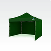 Vrtni paviljoni 3x3m - plus 3 stene - Zelena