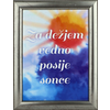 Karako Foto okvir 13x18 cm, plastika, namizni, stenski, 15 srebrn