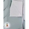 Bubamara037 Pokrivač za bebe, Sivo-Beli
